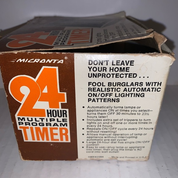 Micronta 24-Hour Multiple Program Timer - Picture 3 of 10